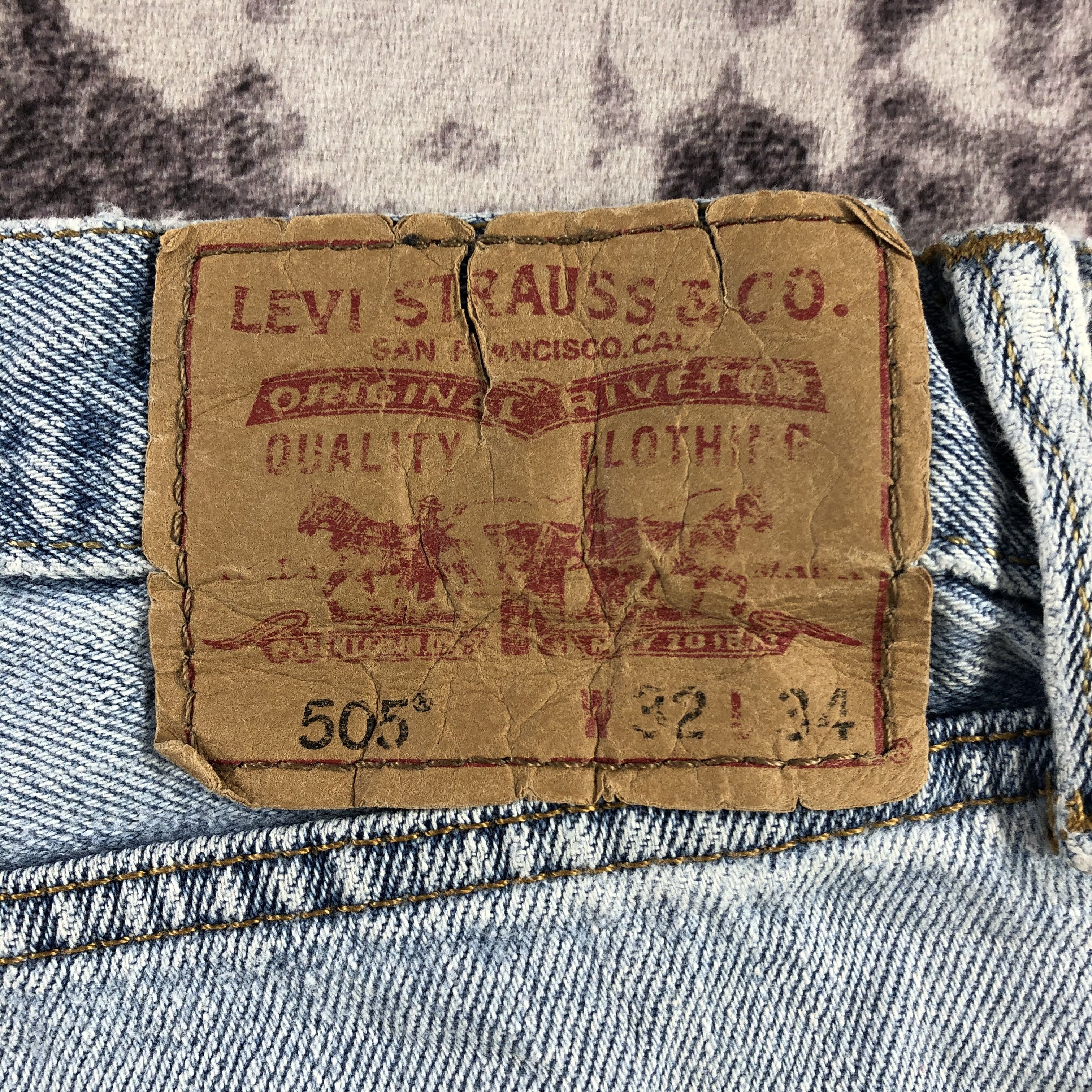 Levi's × Vintage Vintage Blue Wash Levis 505 Jeans-JM3122 Size US 33 - 6 Thumbnail