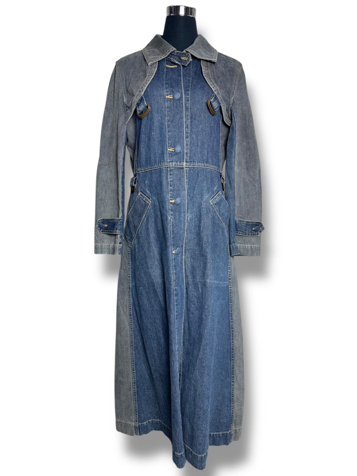 Hysteric Glamour Hysteric Glamour Denim Trench Coat Jumpsuit Size ONE SIZE - 1 Thumbnail