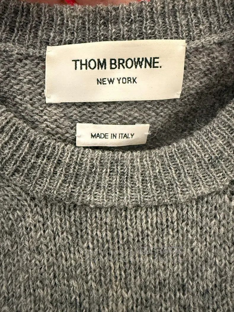 Thom Browne Thom Browne Grey Wool Sweater Size US S / EU 44-46 / 1 - 3 Thumbnail