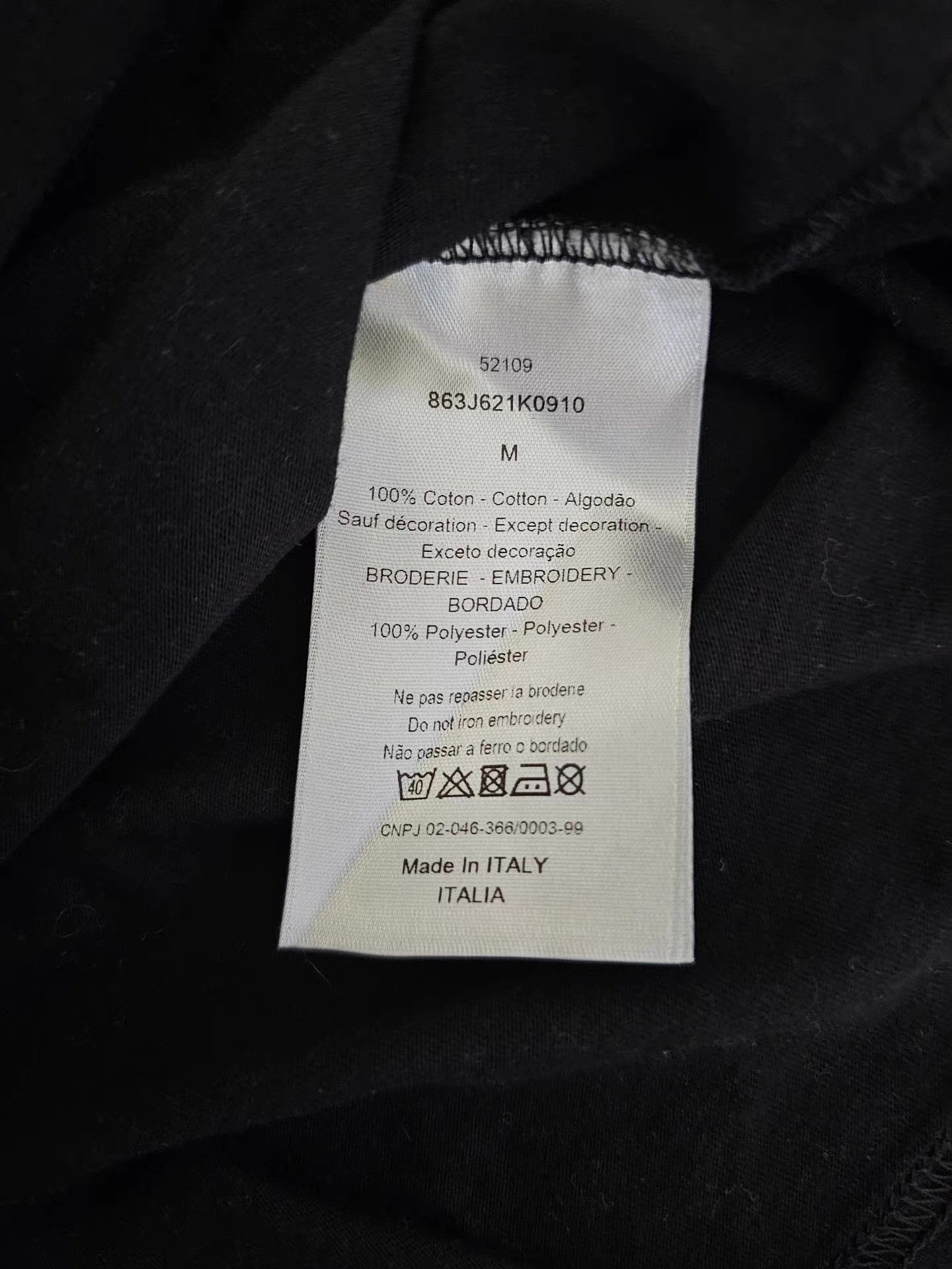 Dior Dior T-shirt, Size US M / EU 48-50 / 2 - 6 Thumbnail
