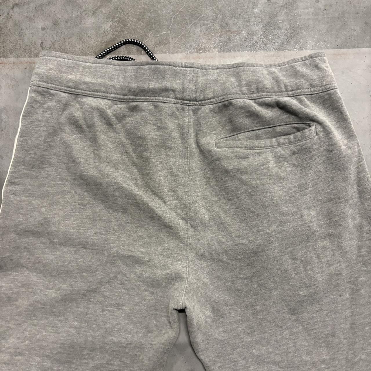 Aeropostale Crazy Vintage Y2K/2000s Baggy Aeropostale Grey Striped Sweatpants! Size US 32 / EU 48 - 6 Thumbnail