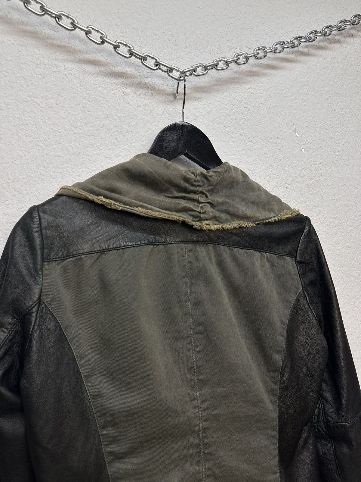 Marithe + Francois Girbaud Freaky Nations leather jacket Avantgarde Gothic Military Size M / US 6-8 / IT 42-44 - 13 Thumbnail