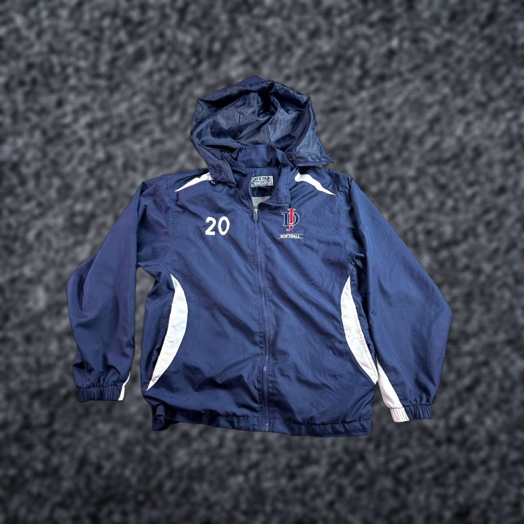 Vintage GTM Jacket Mens S Blue Full Zip Windbreaker Coat Shirt Jacket Style Logo Vintage: No Size US S / EU 44-46 / 1 - 1 Thumbnail