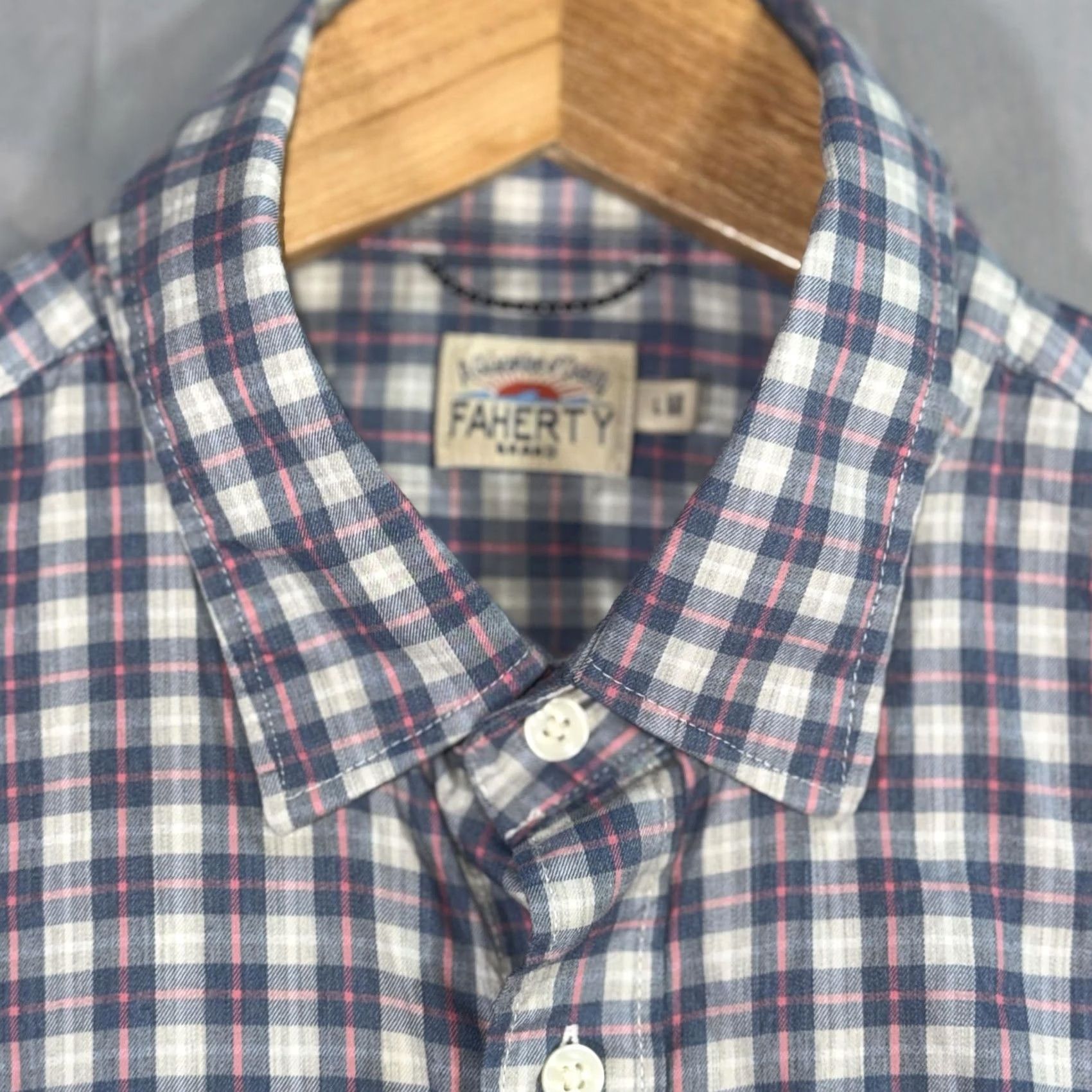 Faherty Faherty Shirt Mens Large The Movement Shirt Long Sleeve Stretch Button Up Size US L / EU 52-54 / 3 - 3 Thumbnail