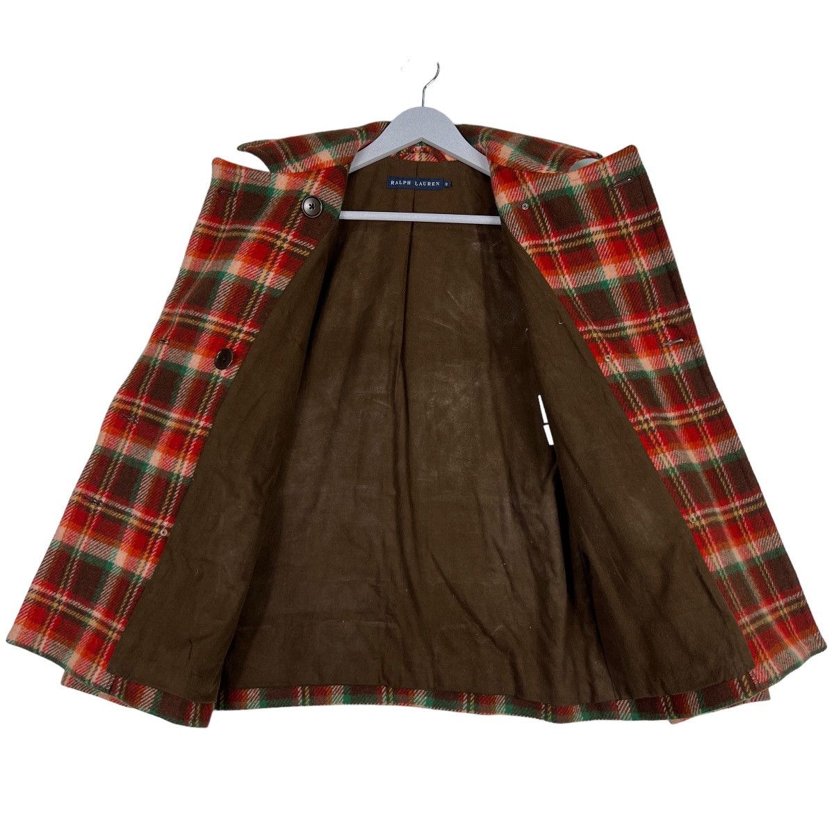 Ralph Lauren 🔥 RALPH LAUREN WOOL PLAID DOUBLE BREAST Size US S / EU 44-46 / 1 - 11 Thumbnail