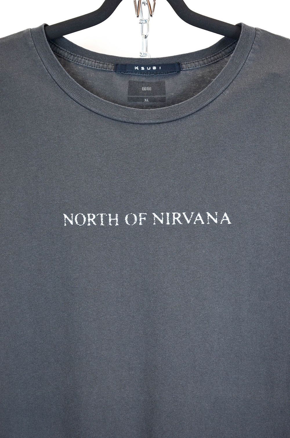 Ksubi Ksubi North of Nirvana Washed Gray Graphic Tee - XL Size US XL / EU 56 / 4 - 3 Thumbnail