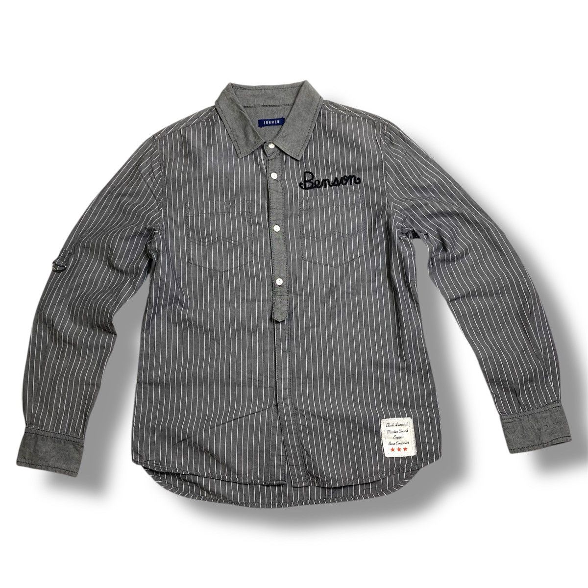 Designer × JUN MEN Jun men Striped long sleeve bondage shirt Size US M / EU 48-50 / 2 - 1 Thumbnail