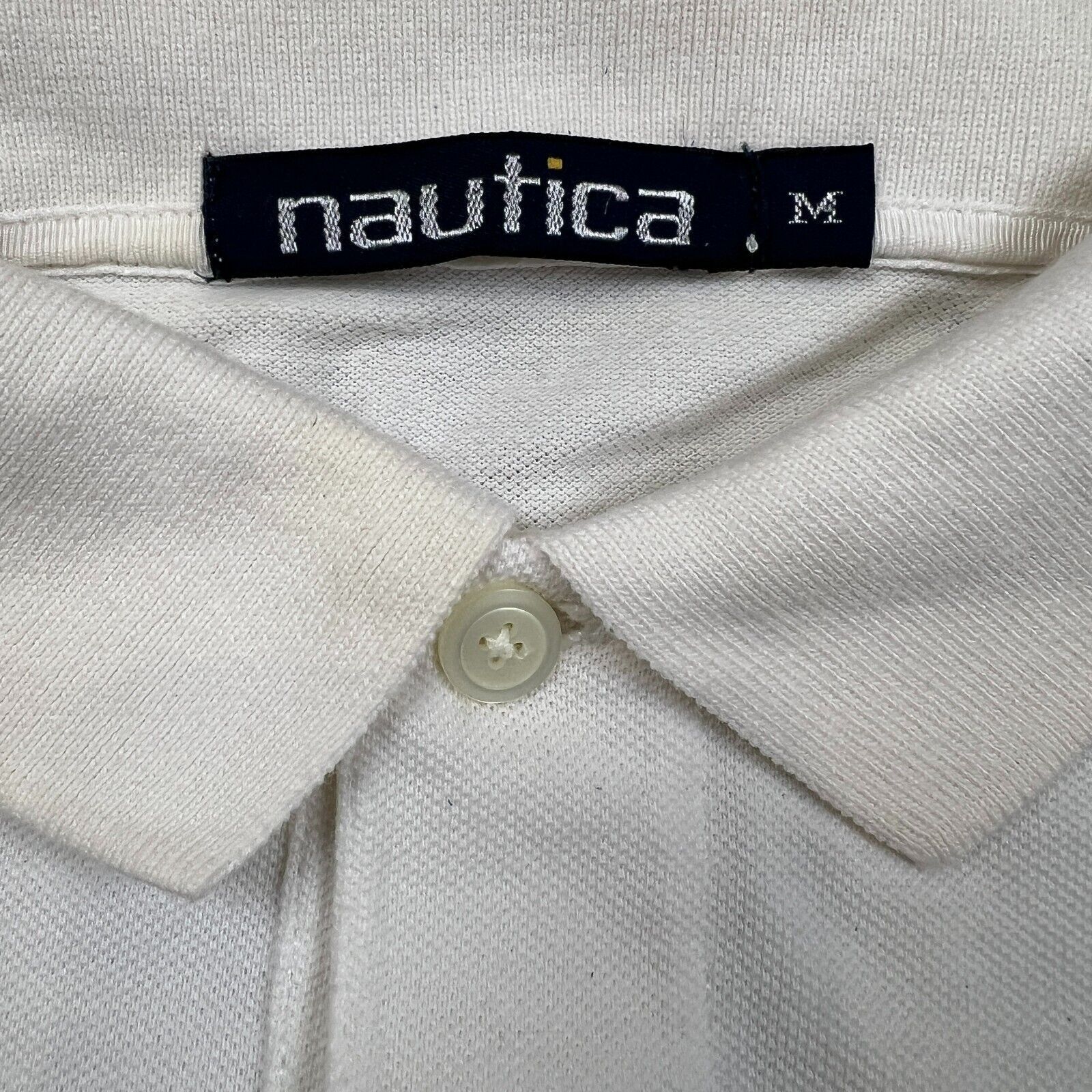 Nautica × Vintage VTG 90s Nautica Polo Shirt Medium Pony Stripe Short Sleeve Size US M / EU 48-50 / 2 - 10 Thumbnail
