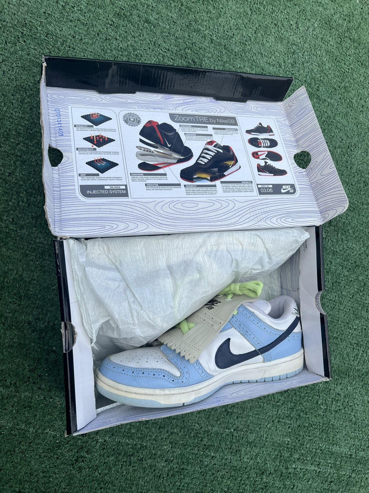Nike Nike SB Golf Pack Blue SB Dunk Pro Low Size 10 Size US 10 / EU 43 - 4 Thumbnail