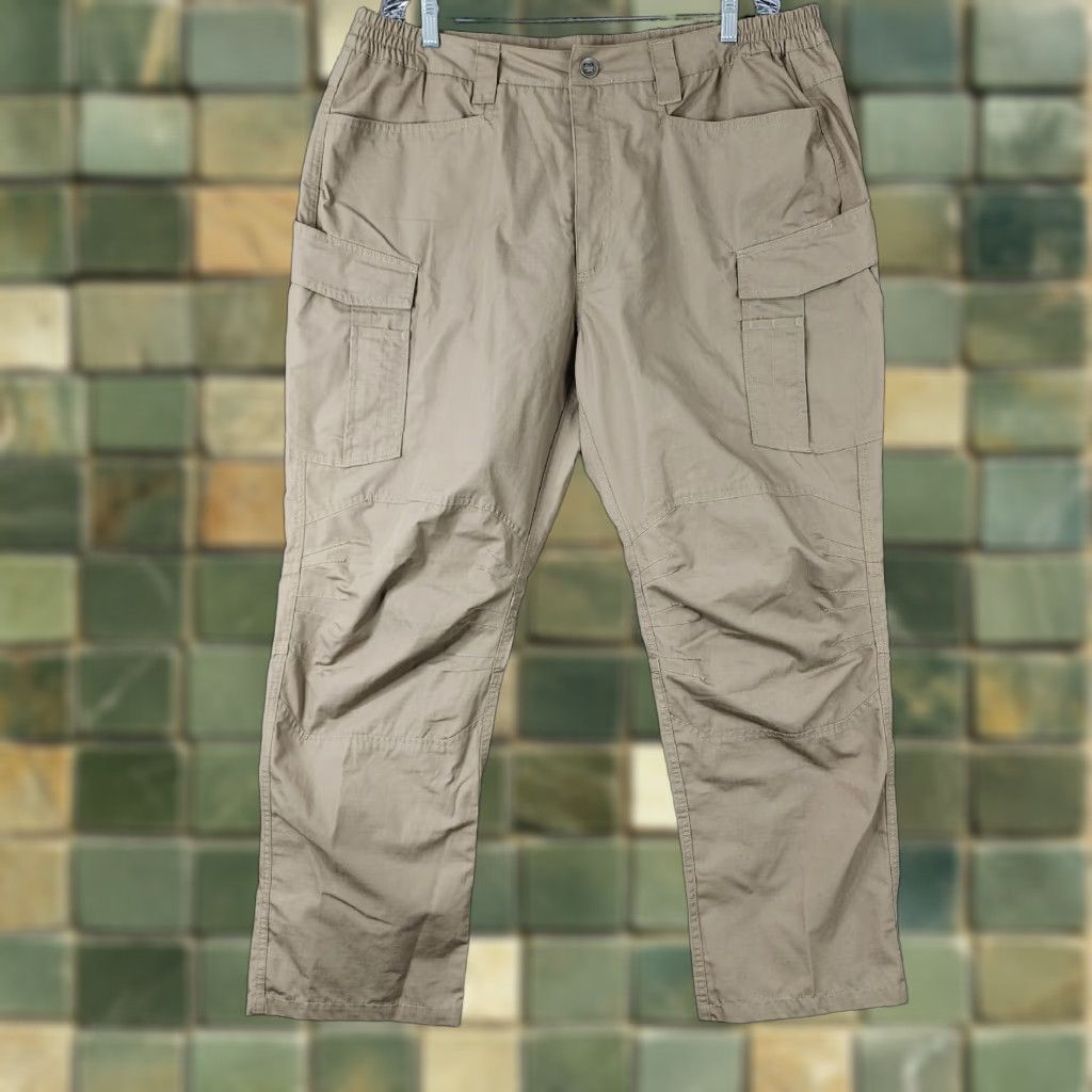 Vintage Free Soldier Cargo Pants Mens Tactical Beige Cotton Blend Size 42x31 Size US 42 / EU 58 - 1 Thumbnail