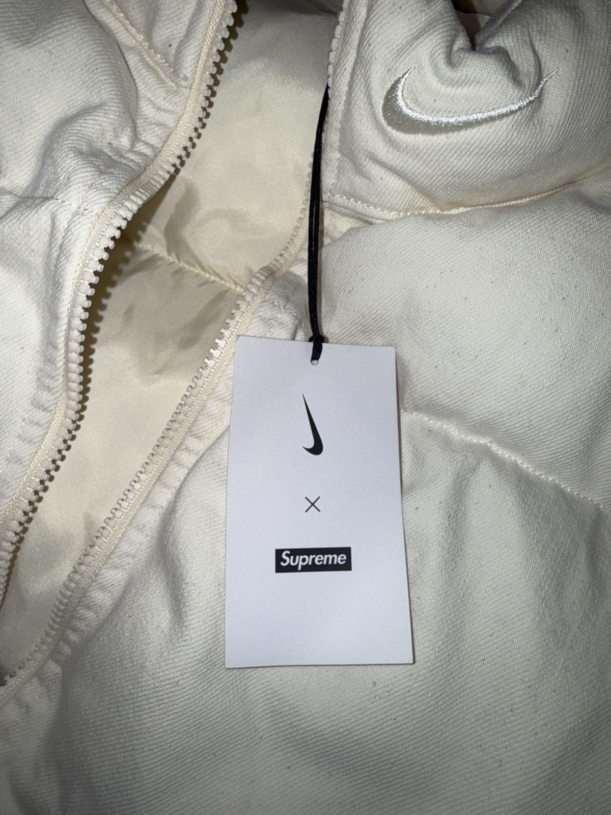Nike × Supreme Nike x Supreme Denim Puffer Vest Size US XXL / EU 58 / 5 - 5 Thumbnail