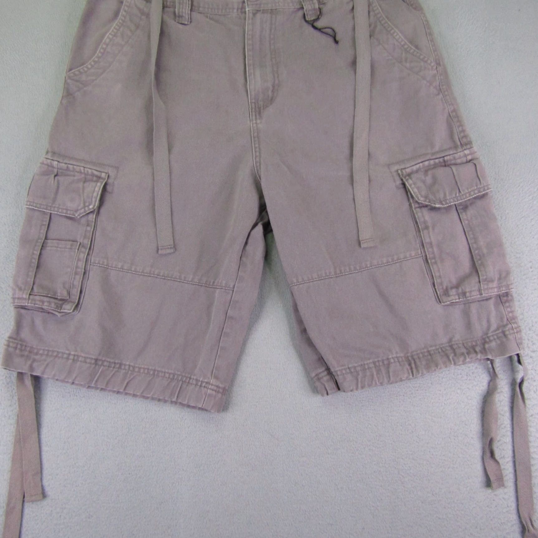 Vintage LA Gate Cargo Shorts Mens 36 Gray Baggy Outdoor Streetwear Y2K Size US 36 / EU 52 - 3 Thumbnail