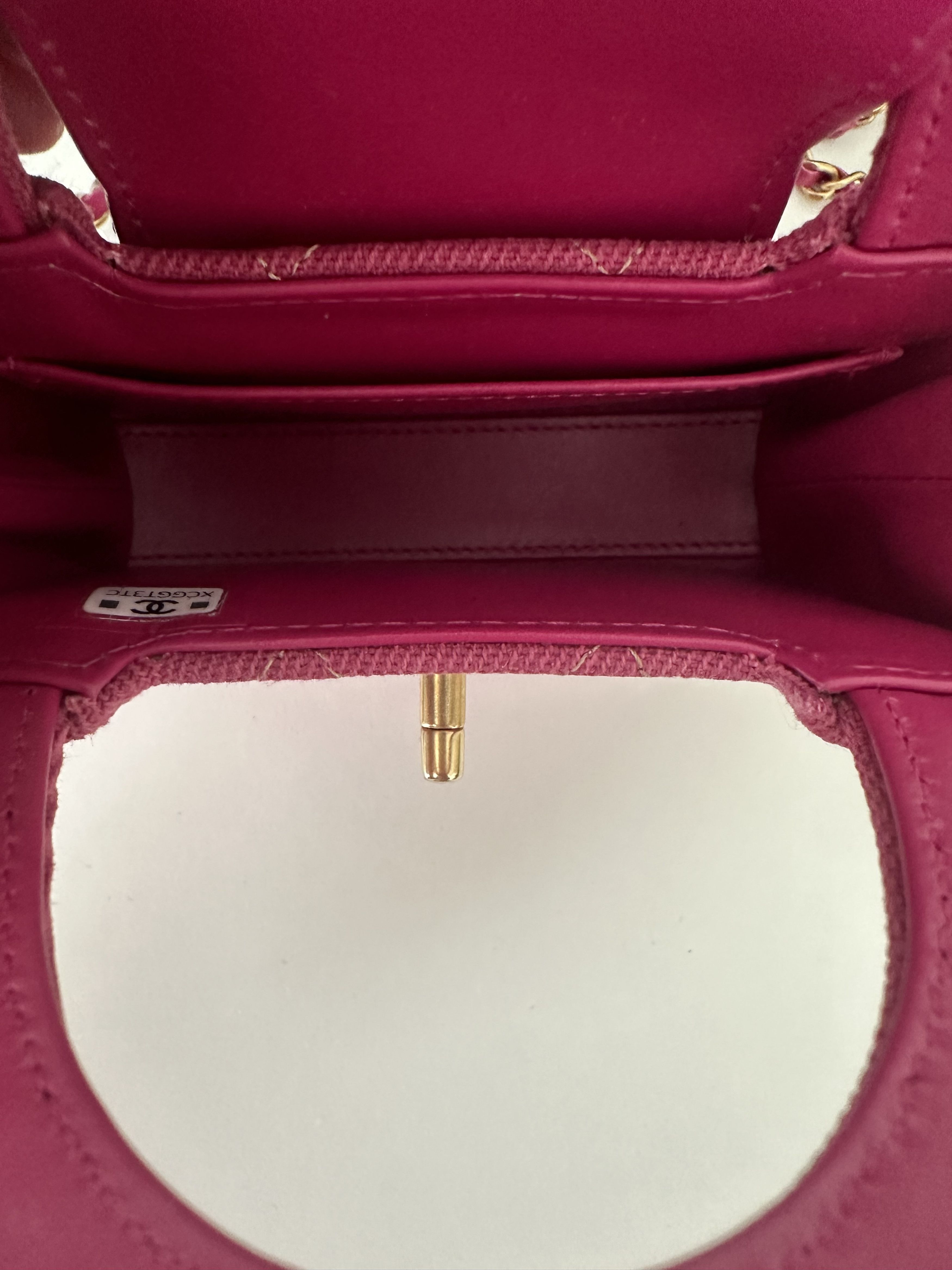 Chanel Chanel Denim Mini Shopping bag with gold hardware Size ONE SIZE - 4 Thumbnail