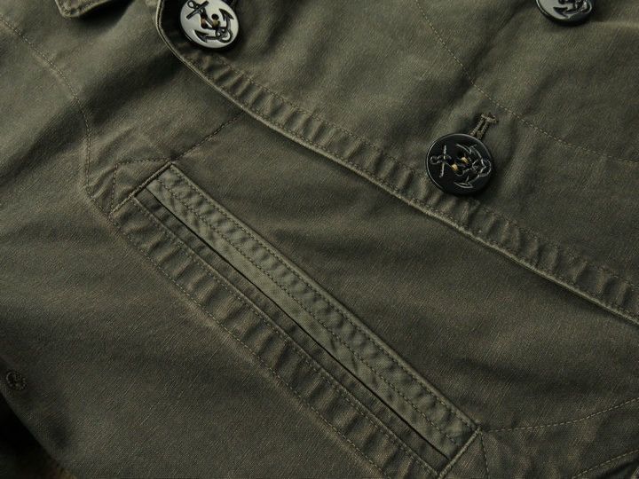RRL Ralph Lauren Washed Canvas Peacoat Size US L / EU 52-54 / 3 - 10 Thumbnail