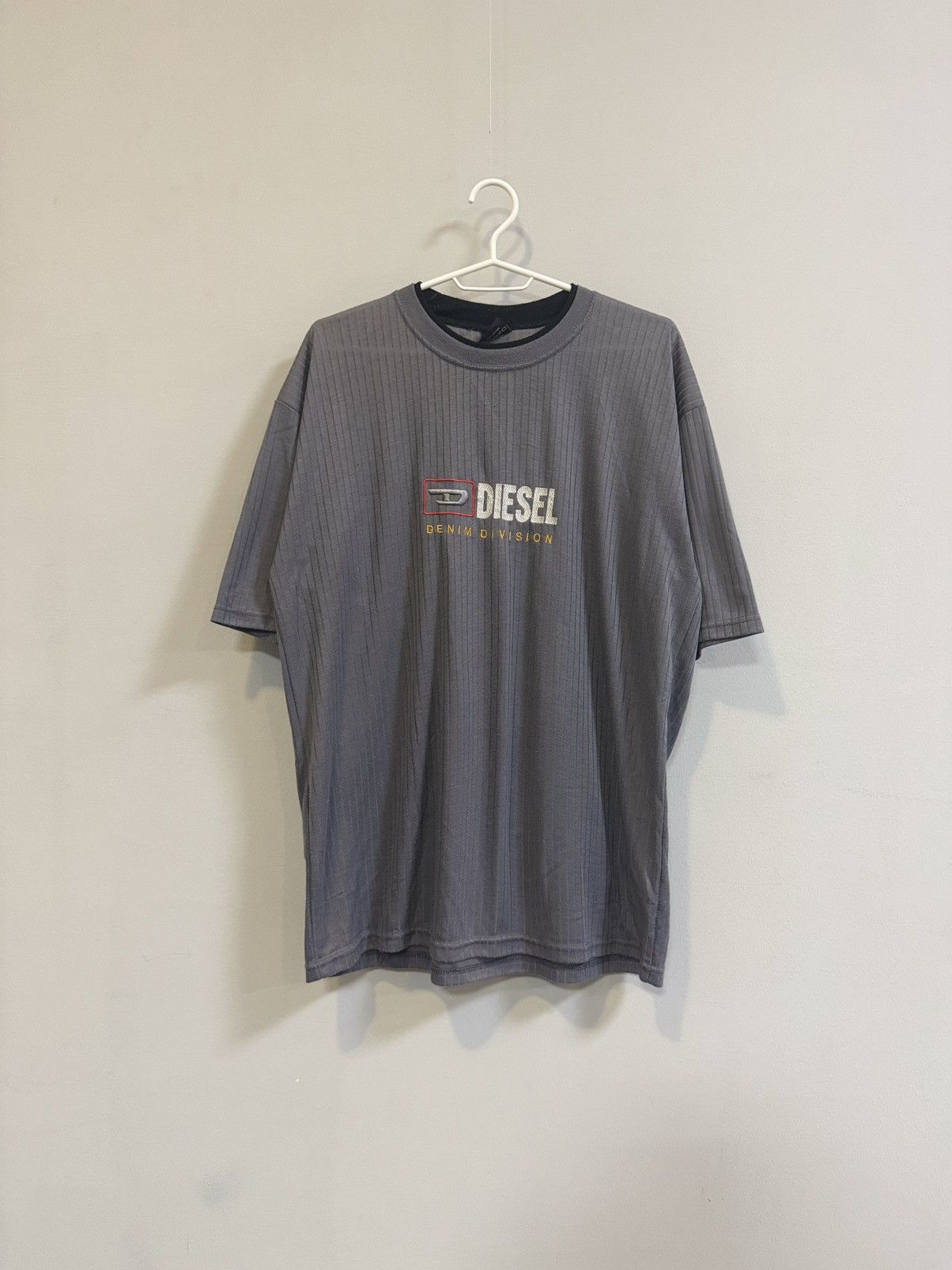 Diesel Diesel Logo Tee Vintage Size US XL / EU 56 / 4 - 1 Thumbnail