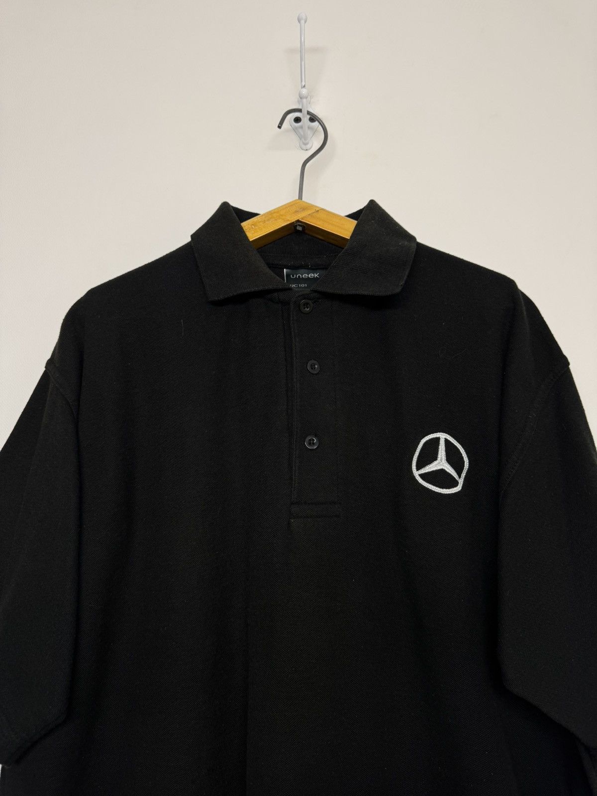 Mercedes-Benz Vintage Y2k Mercedes Bens Polo T-Shirt 00’s Size US L / EU 52-54 / 3 - 2 Thumbnail