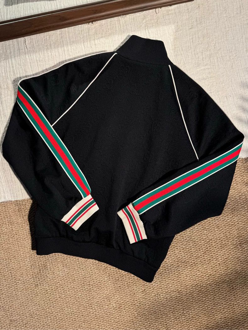 Gucci Gucci Size 3XL Classic dark pattern full-print LOGO green Size US XXL / EU 58 / 5 - 2 Thumbnail