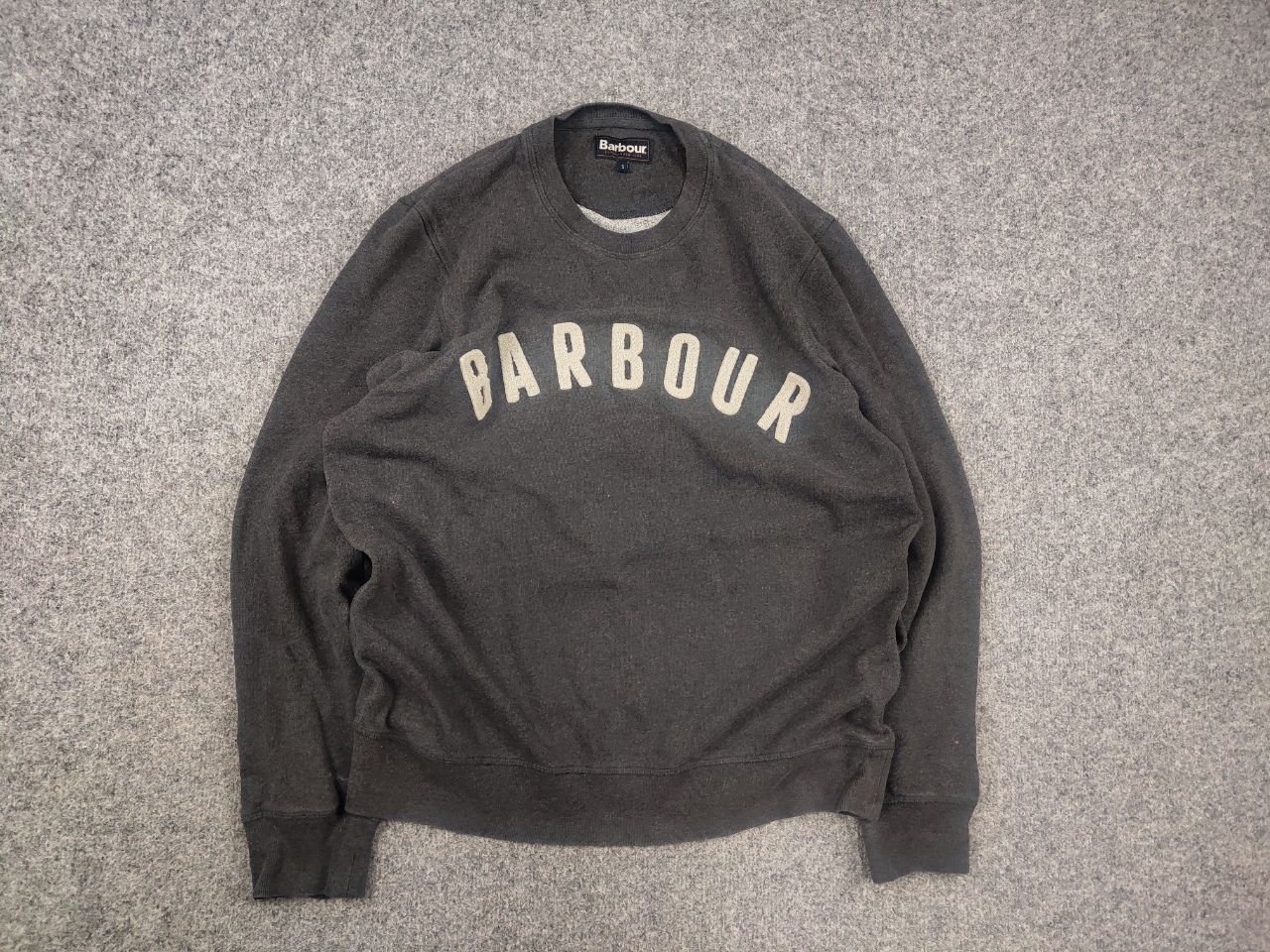 Barbour Barbour prep logo crew neck Dark sweatshirt Vintage Style Size US S / EU 44-46 / 1 - 9 Thumbnail