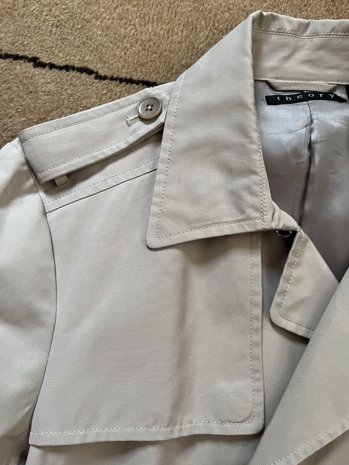 Theory Theory Twill Trench Coat Size US M / EU 48-50 / 2 - 9 Thumbnail