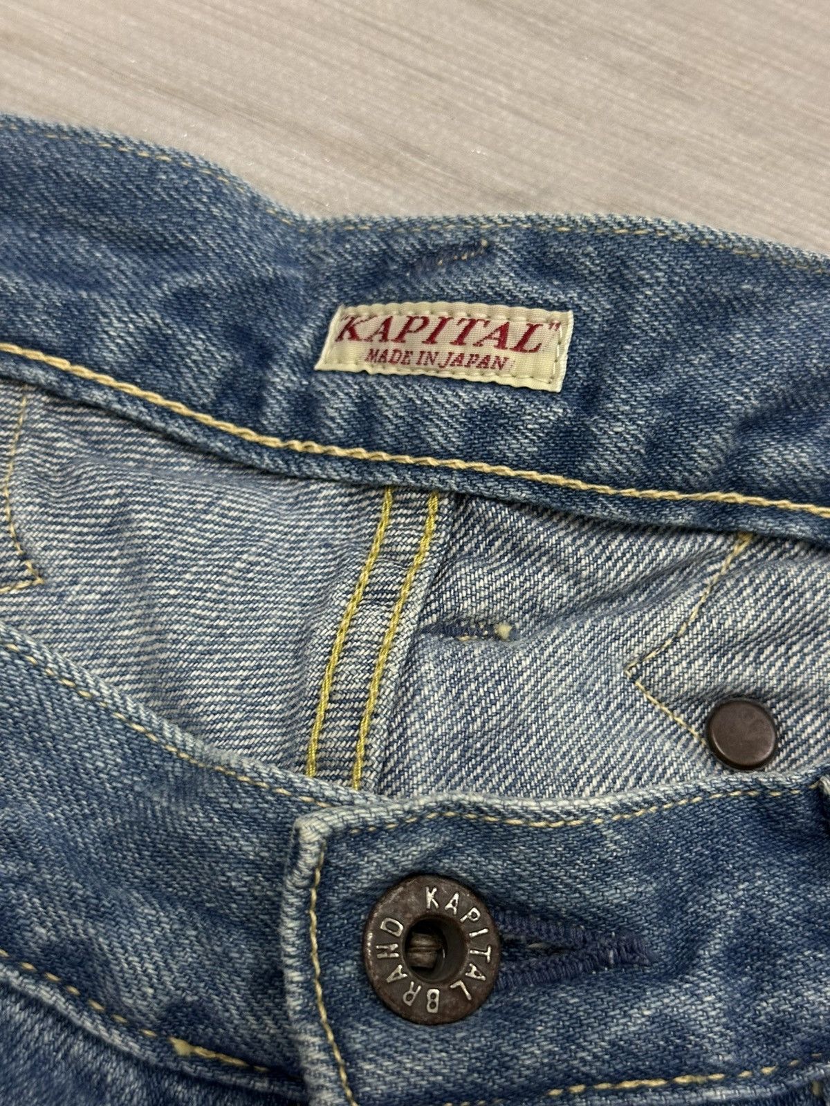 Kapital Kapital Japan Wide Leg Buckle Bag Denim Pant Size US 28 / EU 44 - 4 Thumbnail