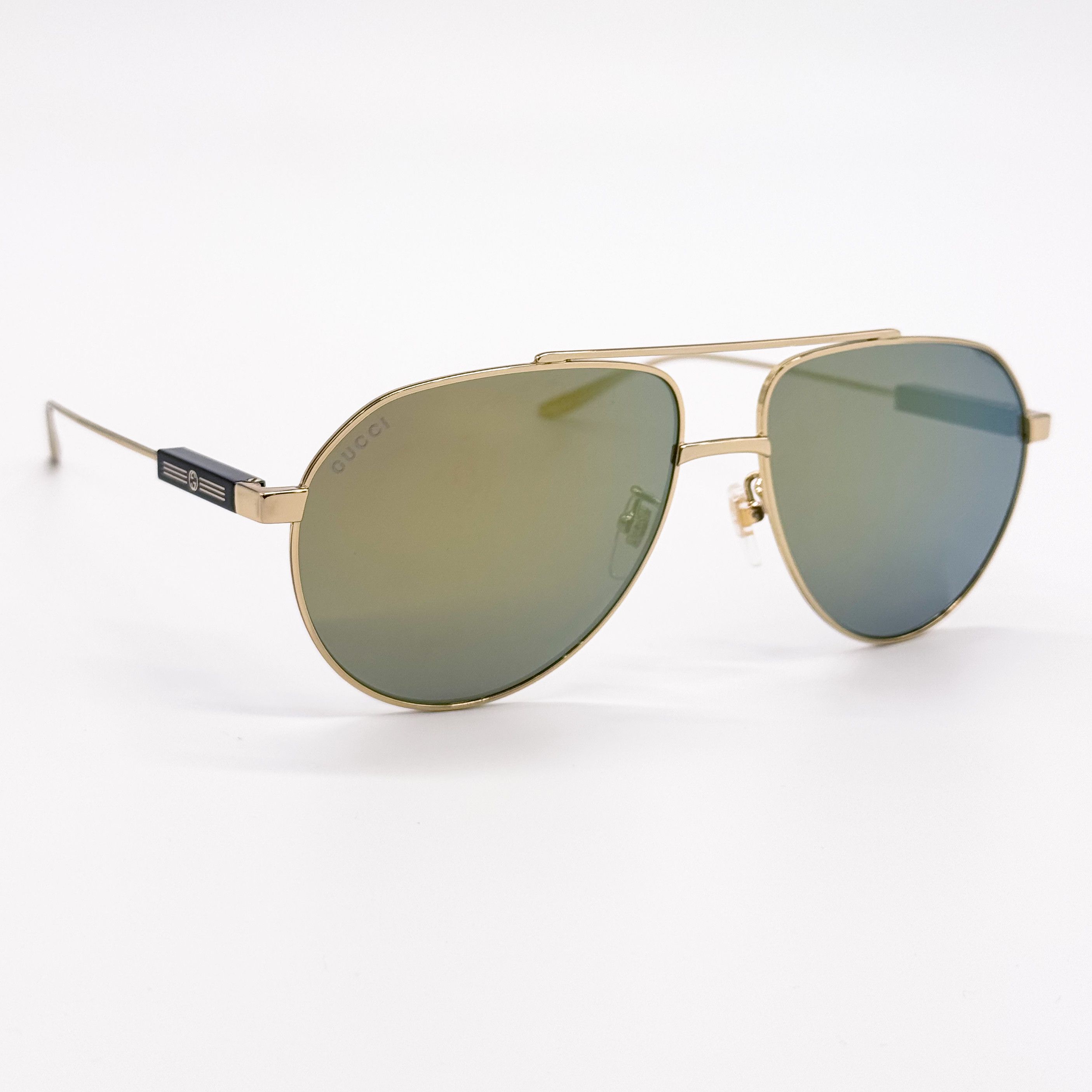 Gucci NEW GUCCI GG1311S 002 UNISEX METAL AVIATOR SUNGLASSES Size ONE SIZE - 5 Thumbnail