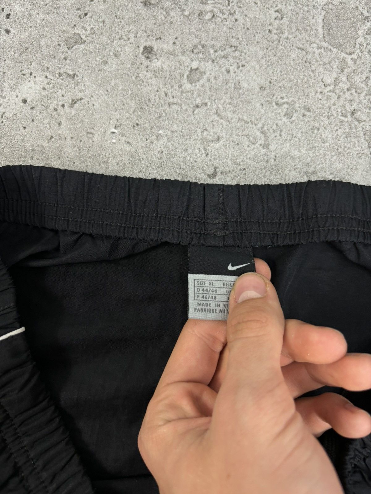 Nike × Vintage Crazy Vintage Y2K/2000s Baggy Nike Track Pants Hip Hop Size US 36 / EU 52 - 7 Thumbnail