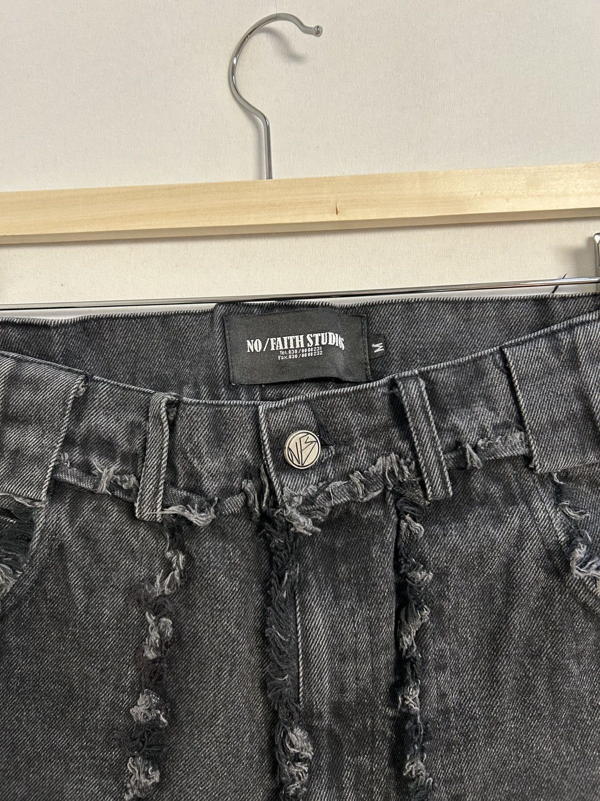 No Faith Studios 001 Flared Denim Size US 31 - 4 Thumbnail