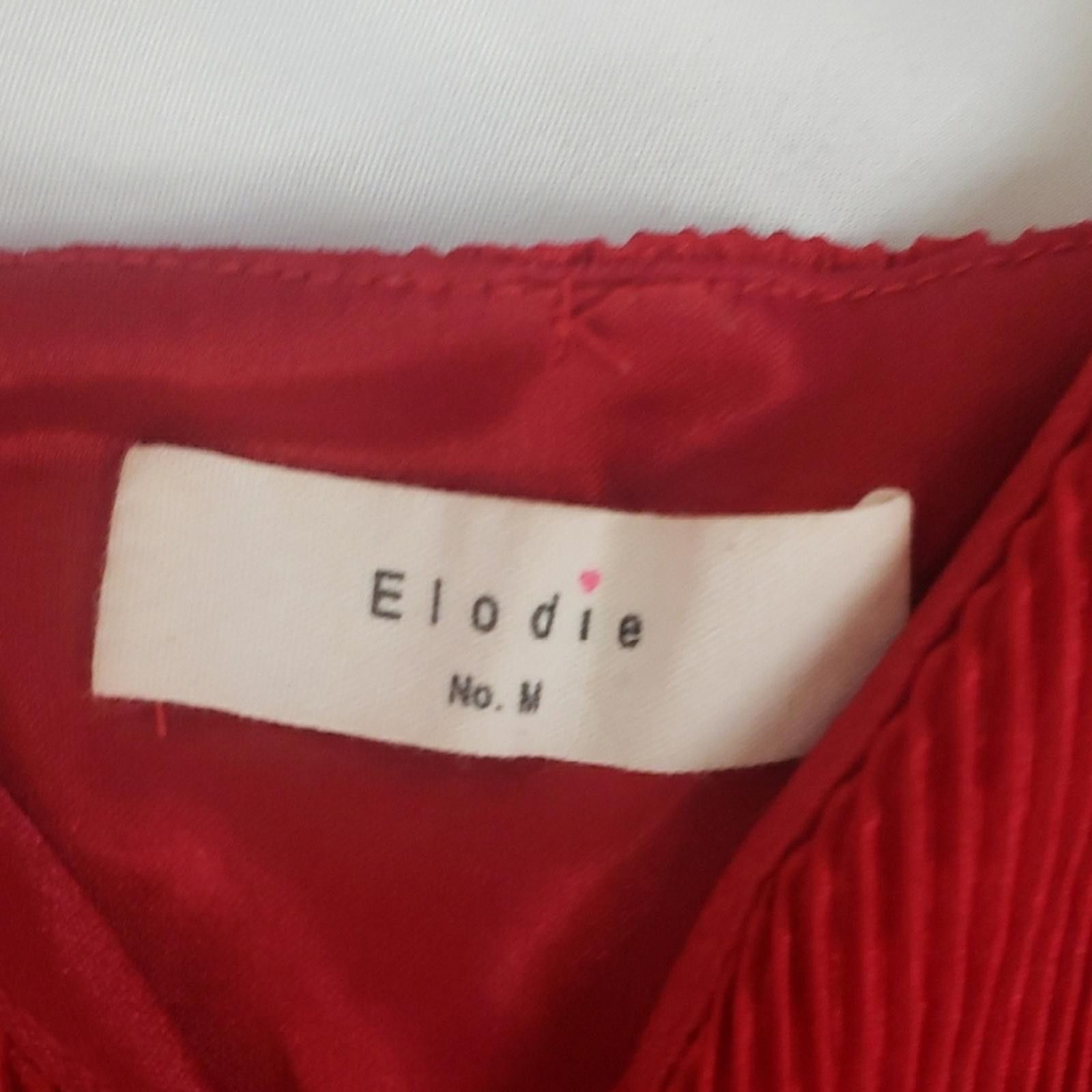 Designer Elodie Red Tank Sleeveless Camisole Size M / US 6-8 / IT 42-44 - 6 Thumbnail