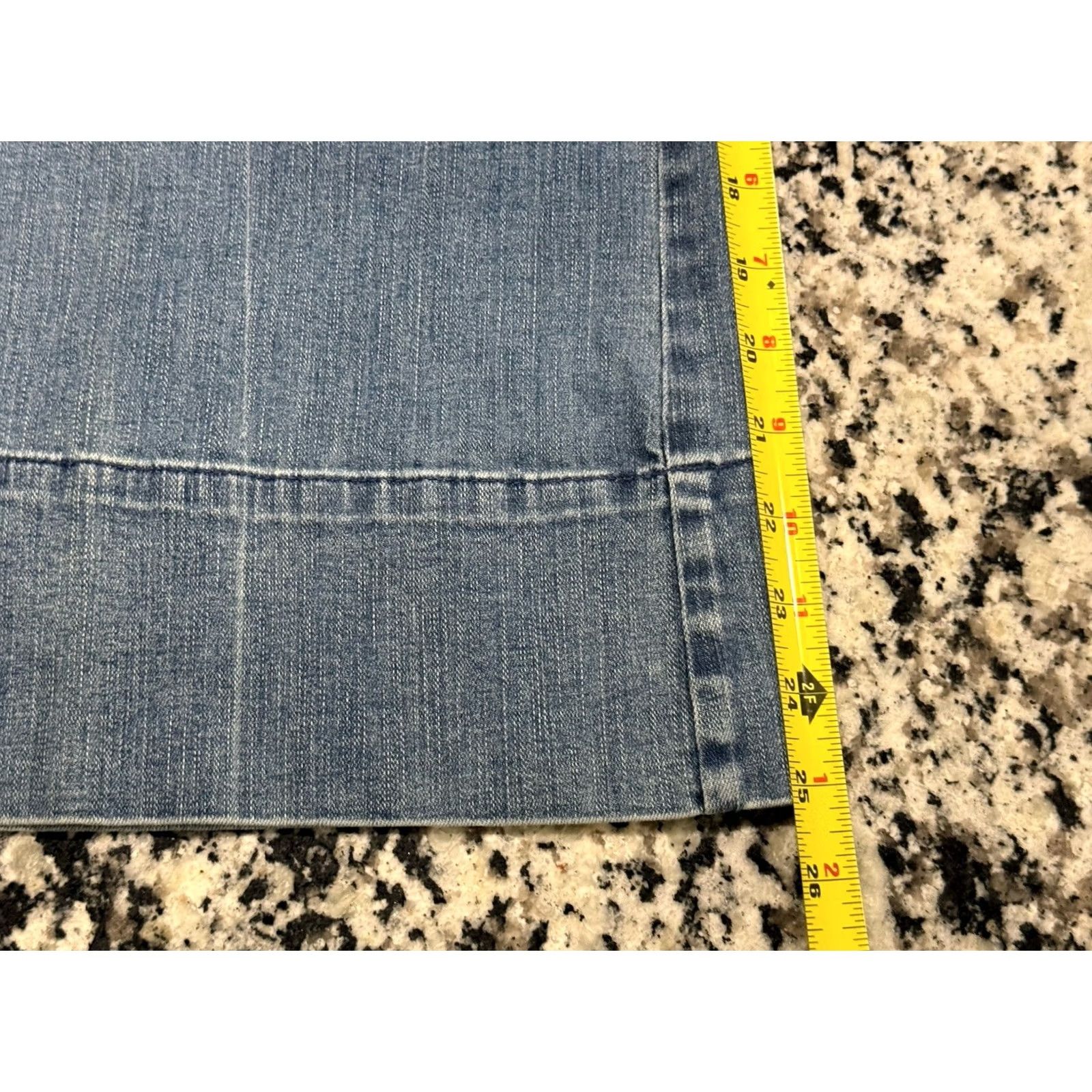 Michael Kors Michael Kors Flare Leg Sailor Cropped Jeans Womens Size 8 32x25 Blue NWT 35 Size 24" / US 00 / IT 34 - 3 Thumbnail