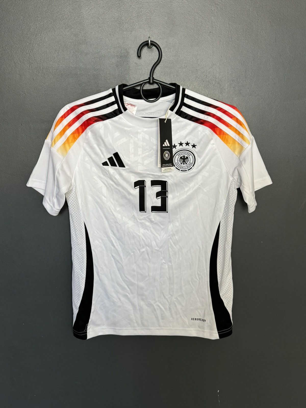 Adidas KIDS New Germany 2024 Home Muller Football Jersey Y-Shirt Size US XS / EU 42 / 0 - 2 Thumbnail