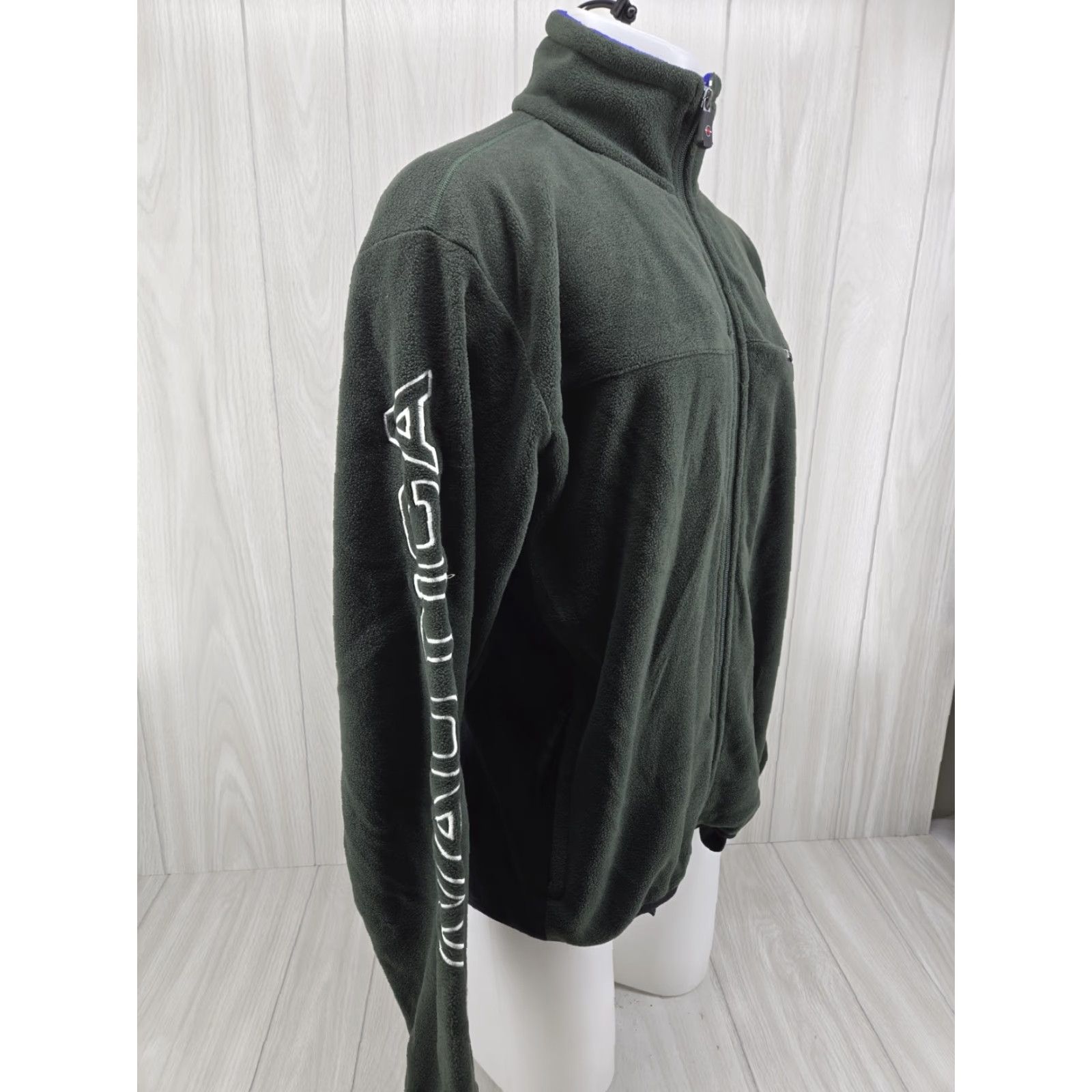 Nautica Nautica Competition Jacket Mens XL Green Parka Winter Fleece 90s Spellout Jacket Size XL Green Nautica Windbreaker 90s Theme Mens Size US XL / EU 56 / 4 - 5 Thumbnail