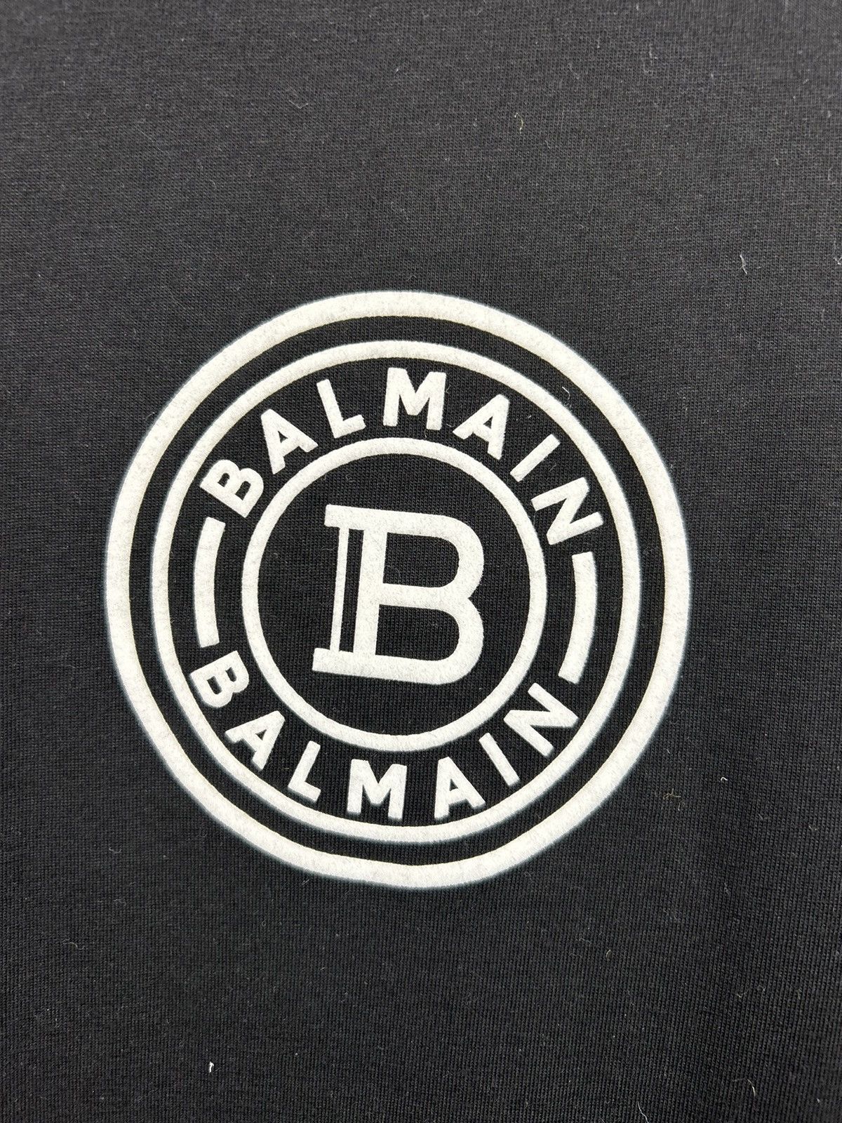 Balmain Balmain Basic T shirt Logo Black Size US XL / EU 56 / 4 - 4 Thumbnail