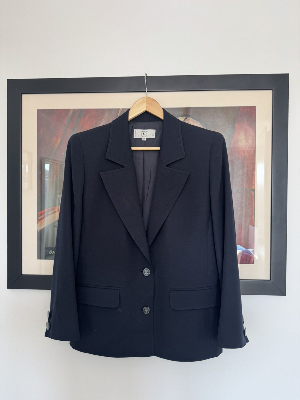 Valentino Vintage Valentino Miss V Blazer Suit Designer Luxury Italy Size M / US 6-8 / IT 42-44 - 1 Thumbnail