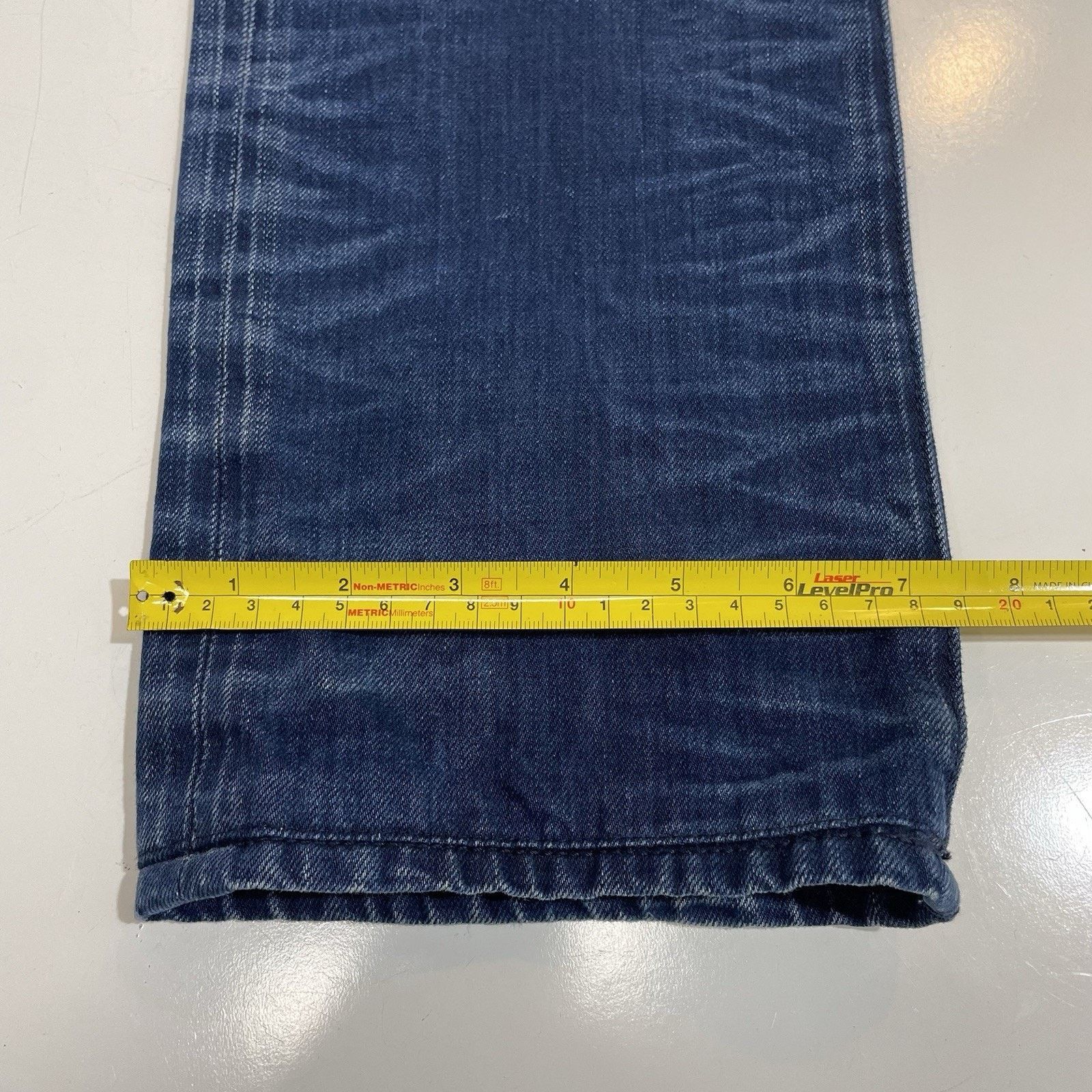 Prps PRPS Demon Jeans Mens 31 Button Fly Blue Denim Dark Wash 31 Size US 31 - 8 Thumbnail