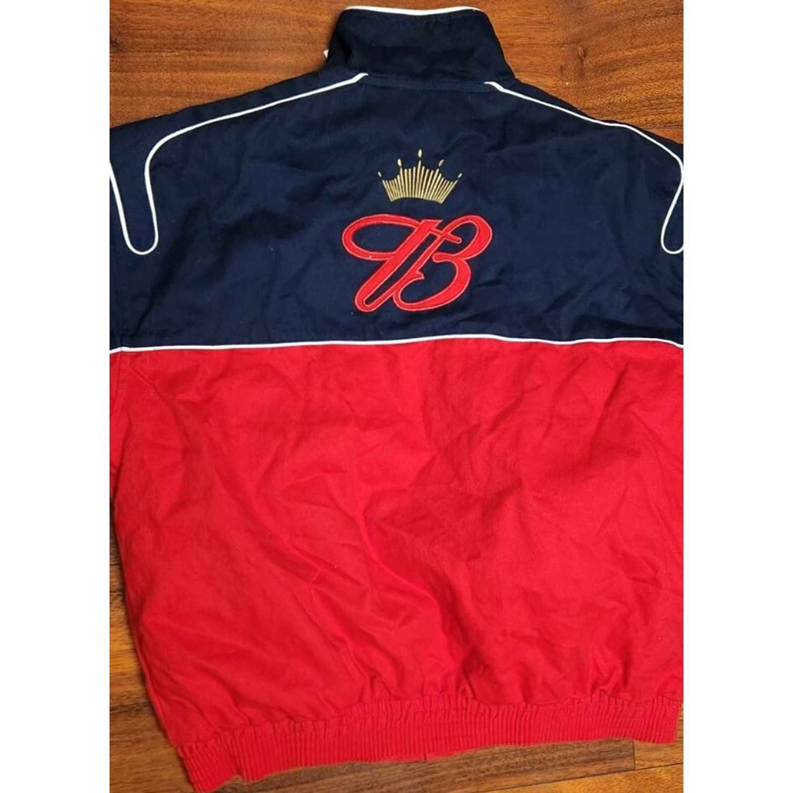 Budweiser VINTAGE Winner's Circle Dale Earnhardt Jr Jacket Mens L Budweiser NASCAR Coat Racing NWT Size US L / EU 52-54 / 3 - 7 Thumbnail