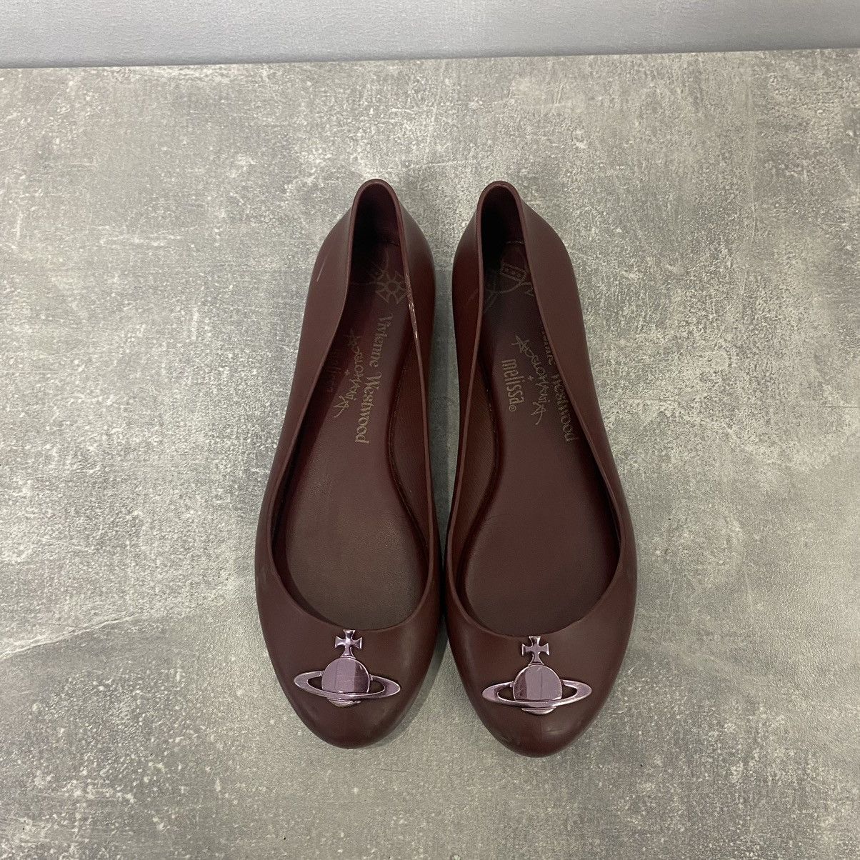 Melissa × Vivienne Westwood Vivienne Westwood × Melissa Anglomania Ballet Flats Size US 9 / IT 39 - 2 Thumbnail