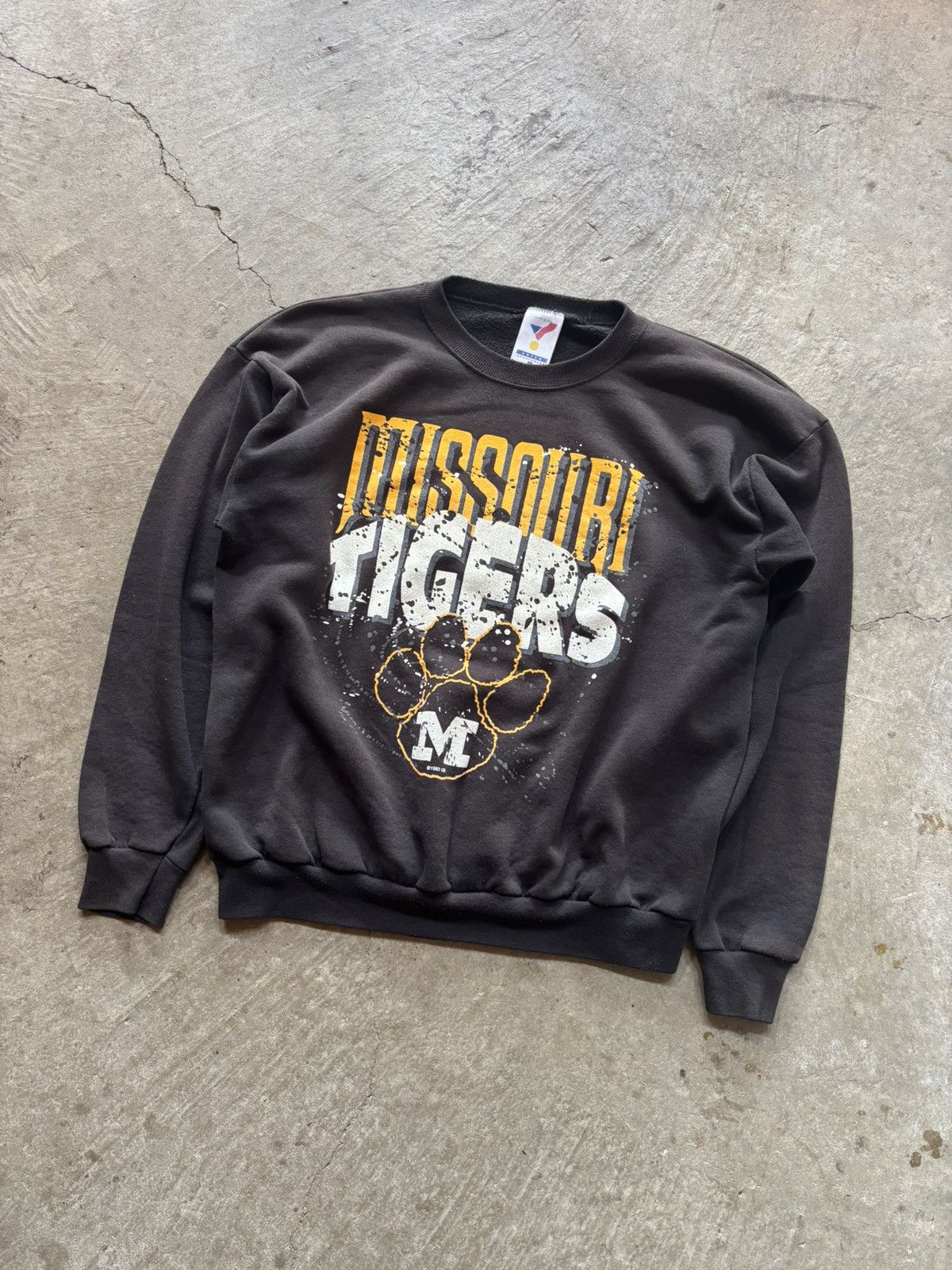 Vintage vintage 80s mizzou tigers sweatshirt Size US L / EU 52-54 / 3 - 1 Thumbnail