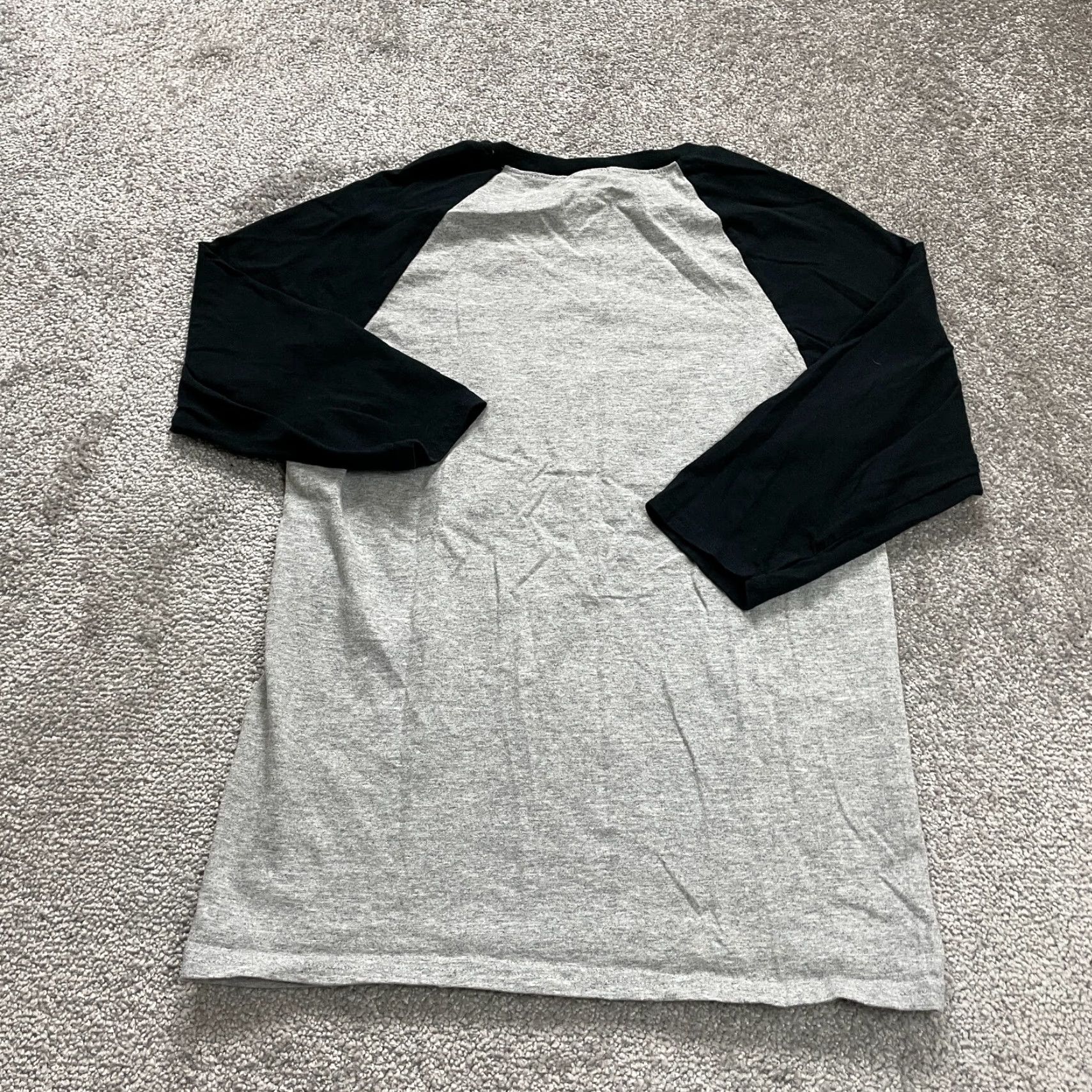 Gildan Gildan T-Shirt Heavy Cotton Graphic Raglan Tee Womens Small Gray Black 49ers NFL Size S / US 4 / IT 40 - 2 Thumbnail