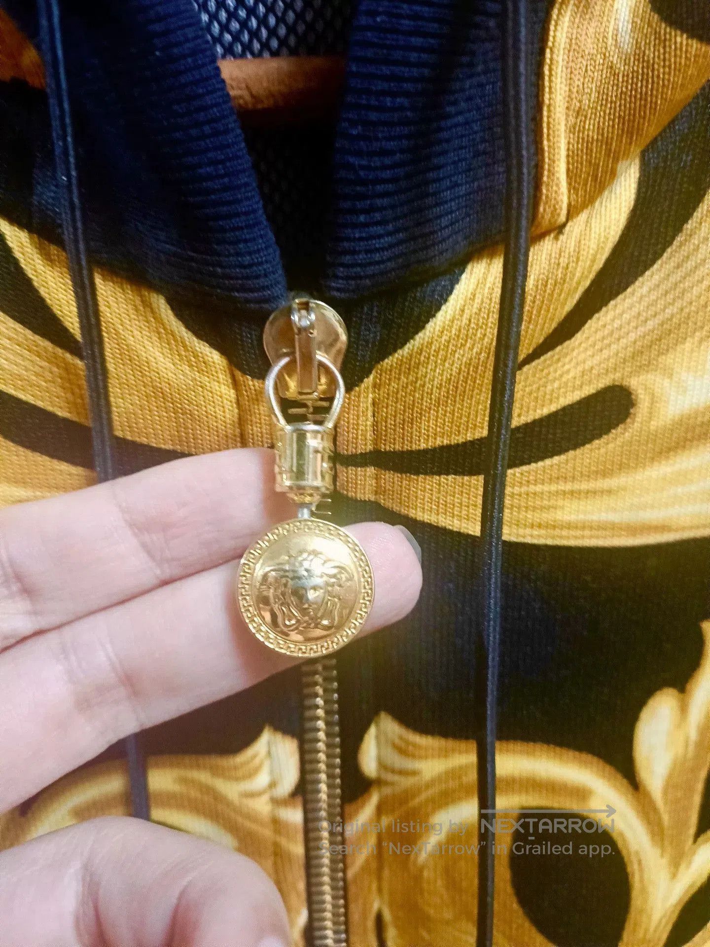 Versace Versace Baroque Black Gold Jacket. Size US S / EU 44-46 / 1 - 3 Thumbnail