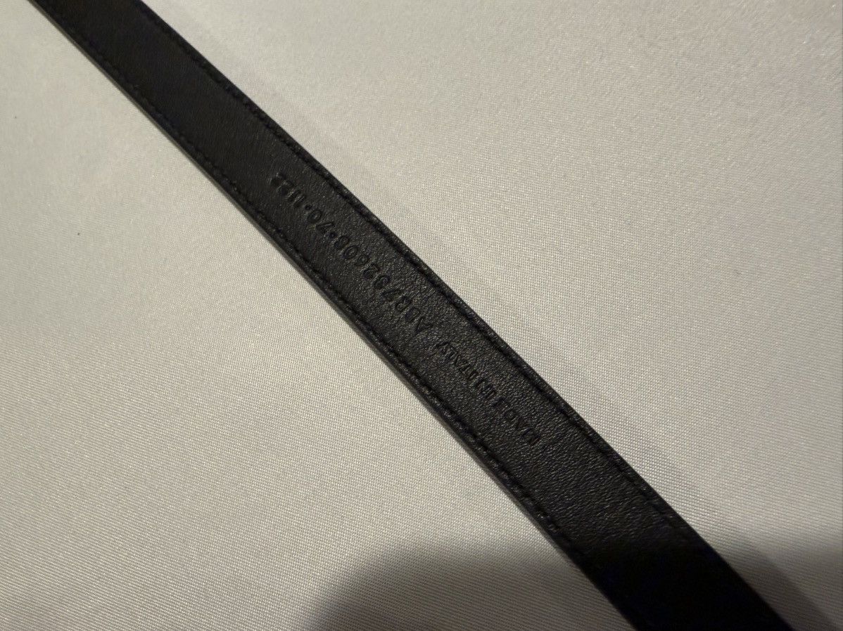 Saint Laurent Paris Saint Laurent skinny croc embossed belt. 70/30 Size 30 - 6 Thumbnail