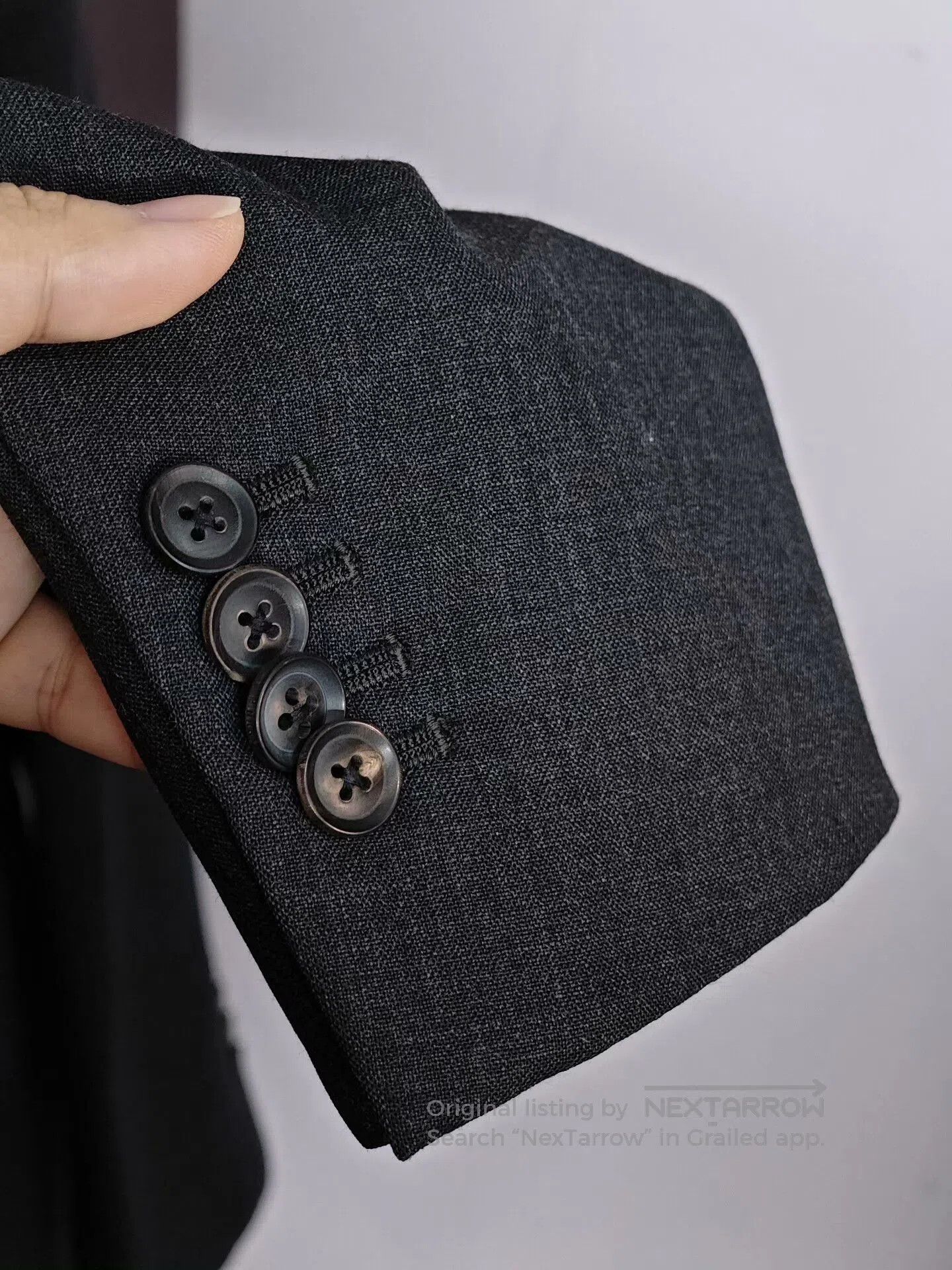 Loro Piana Italian Custom Gray Wool Blazer. Size US M / EU 48-50 / 2 - 4 Thumbnail