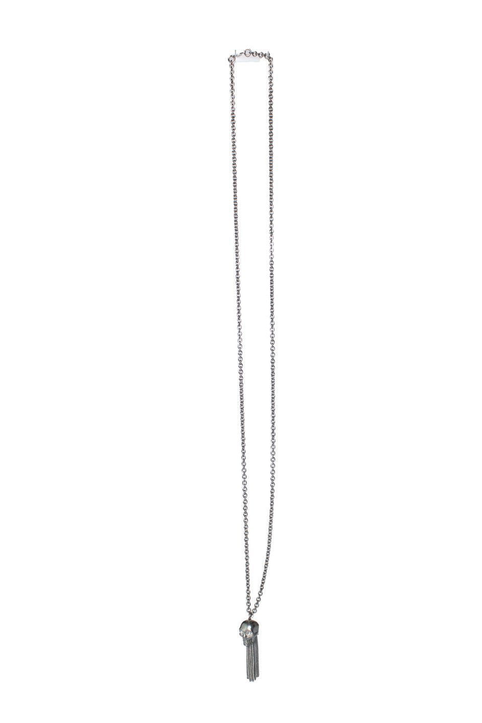 Alexander McQueen Alexander McQueen, skull tassel necklace in silvery Size ONE SIZE - 3 Thumbnail