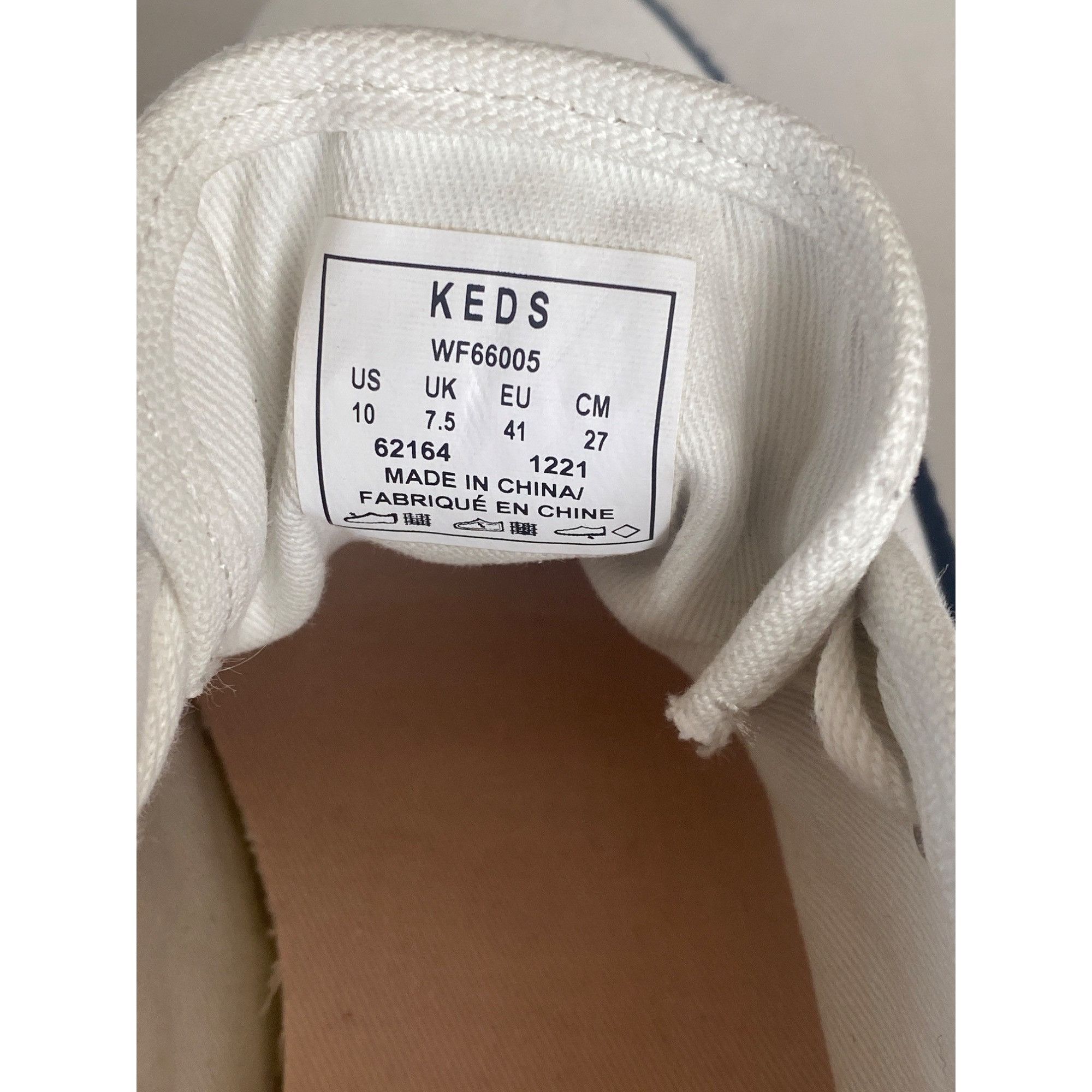 Keds Keds Women's Triple Up Webbing Canvas Sneaker Women's 10 Whi Size US 10 / IT 40 - 6 Thumbnail