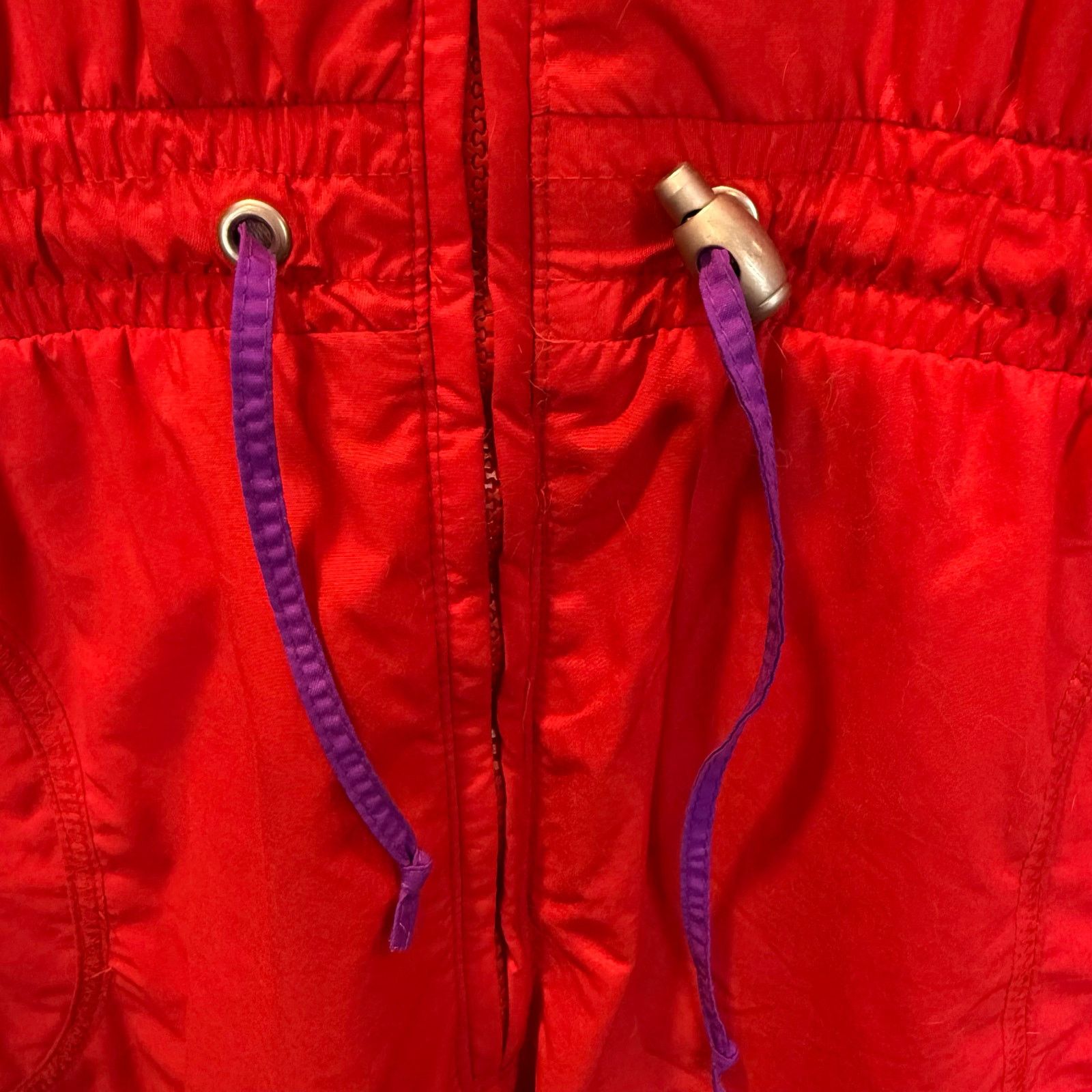 Obermeyer VTG 80s Obermeyer Snowsuit Women Girls Red Purple Ski Bib Size ONE SIZE - 12 Thumbnail