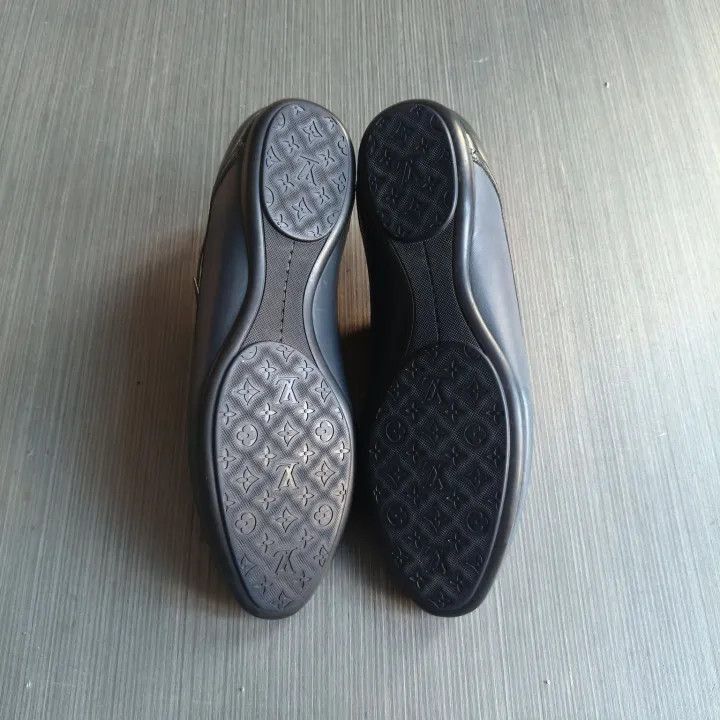 Louis Vuitton Louis Vuitton Monogram Black Sneakers for Unisex -2508 Size US 6.5 / EU 39-40 - 4 Thumbnail