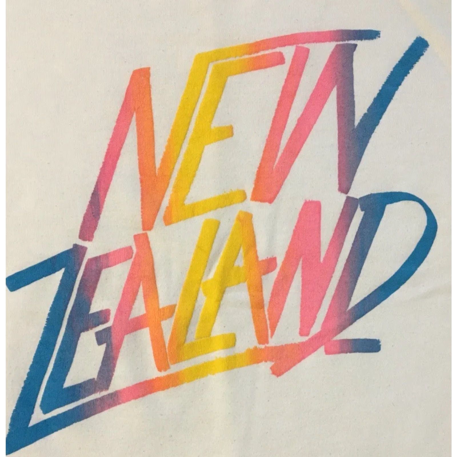 Vintage Vtg 90s New Zealand Faded Sweatshirt S Vaporwave White Hoodie Men Size US S / EU 44-46 / 1 - 2 Thumbnail