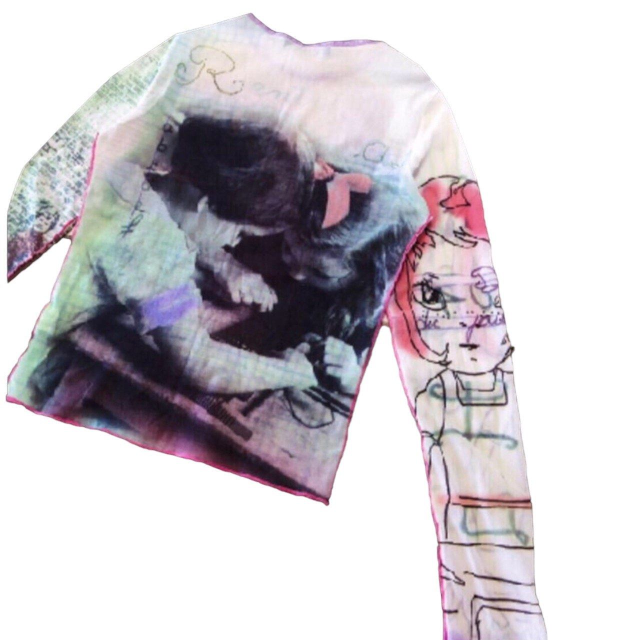 Cop Copine The Cop Copine Kids Drawing Mesh Top Size ONE SIZE - 3 Thumbnail
