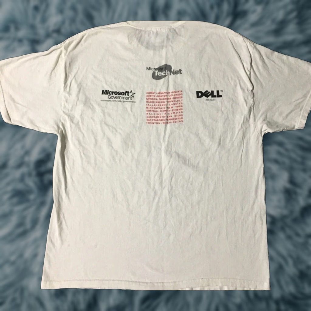 Apple Vtg Microsoft Security Promo Shirt XL Windows Internet Software Apple 90s Y2K Size US XL / EU 56 / 4 - 1 Thumbnail