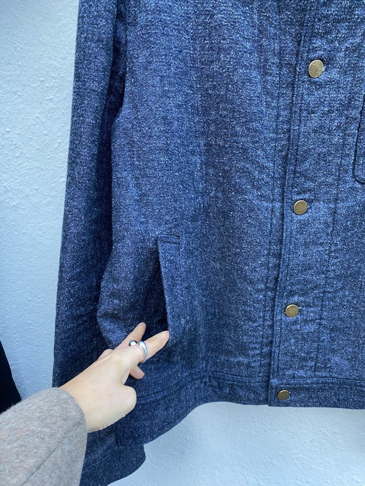 Louis Vuitton Part of Set Denim Jacket Size US M / EU 48-50 / 2 - 2 Thumbnail