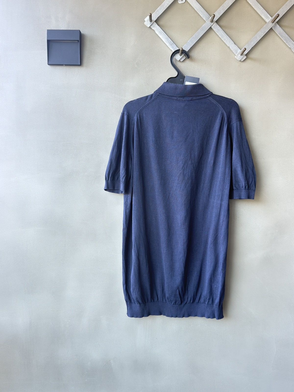 John Smedley John Smedley England Made Sea Island Cotton Mens Polo Shirt Size US S / EU 44-46 / 1 - 2 Thumbnail